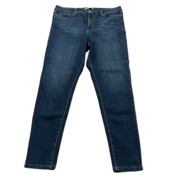 Nine West Women’s Jeans Size 14 Super Skinny Dark Wash Denim Pants - Picture 3 of 10